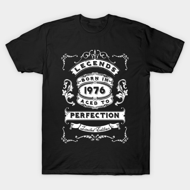 Legends Born in 1976 T-Shirt by BambooBox